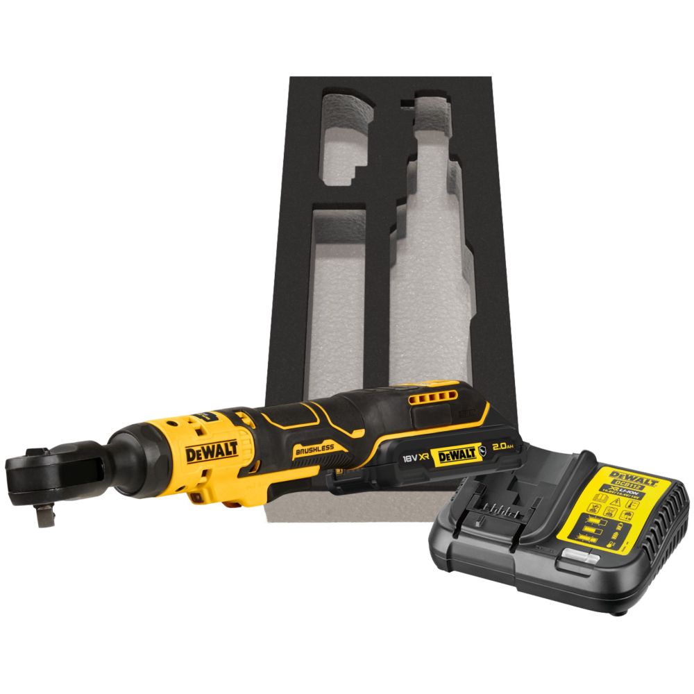 Аккумуляторный угловой гайковерт DEWALT DCF513D1G