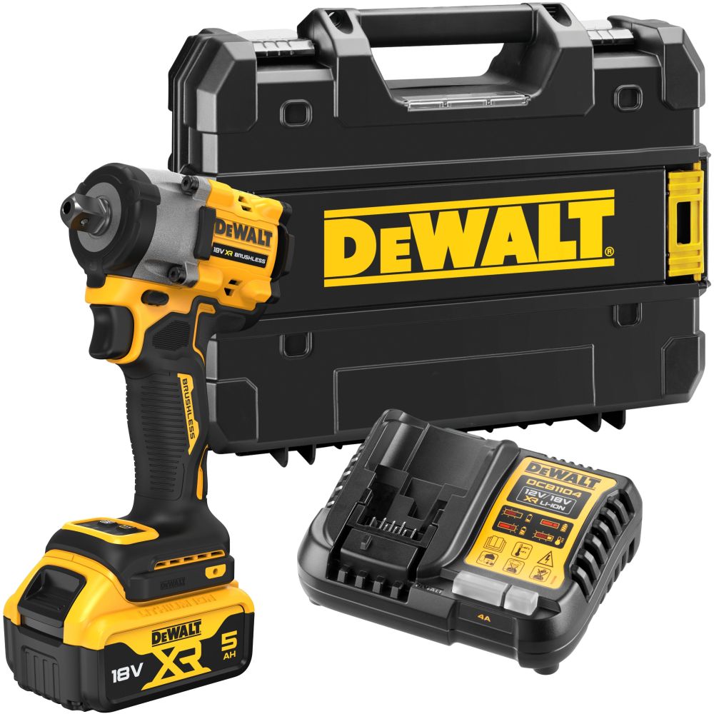 Аккумуляторный гайковерт DEWALT DCF922P1T
